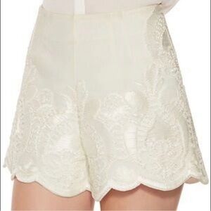 Alexis Cream High Waist Women Shorts